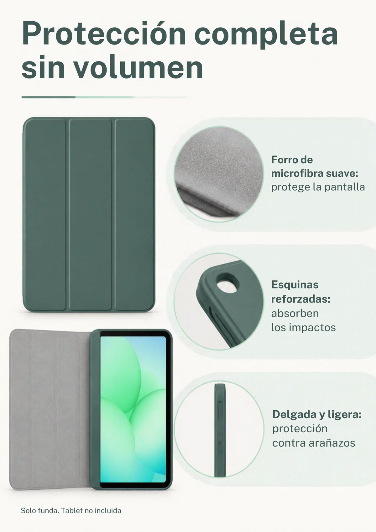 Funda Tríptica con Soporte para Samsung Galaxy Tab A11 8.7"