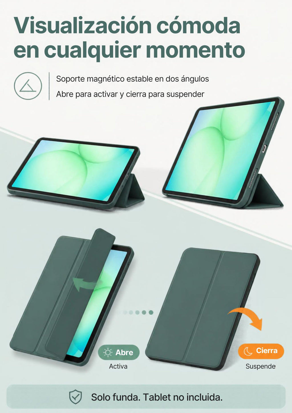 Funda Tríptica con Soporte para Samsung Galaxy Tab A11 8.7"