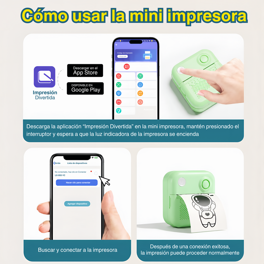 Impresora Térmica Dolewa D3 Bluetooth Portátil