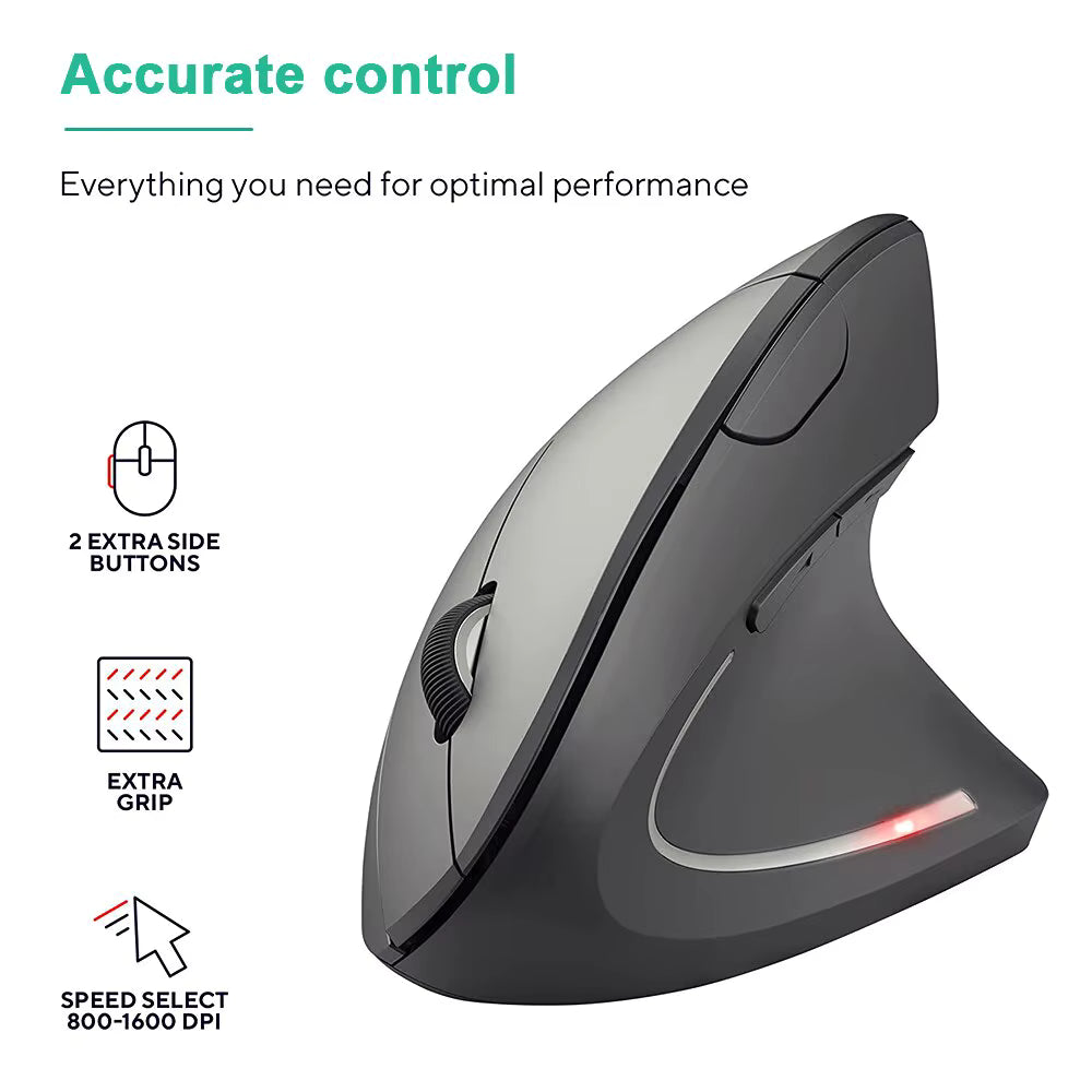 Ratón Inalámbrico Vertical Ergonómico ⭐ | 🚚 Entrega Rápida 🇨🇱 Envío Gratis Chile