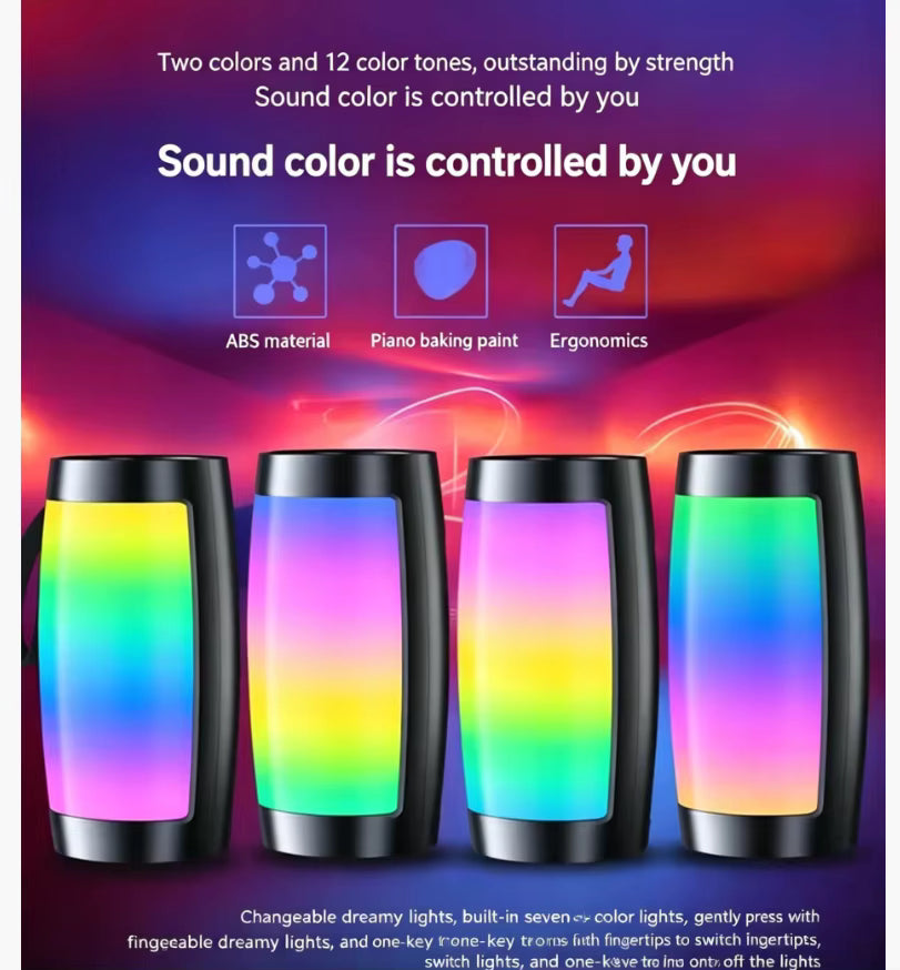 🔊 Altavoz Bluetooth Inalámbrico RGB – Sonido 360° con Luces LED | ⚡ Entrega Rápida y Gratis Chile 🇨🇱