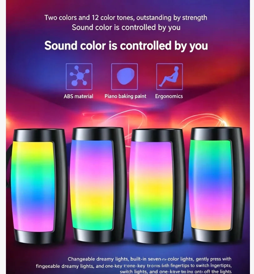 🔊 Altavoz Bluetooth Inalámbrico RGB – Sonido 360° con Luces LED | 🚚 Envío Gratis Chile 🇨🇱