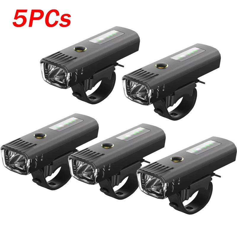 Luz LED Delantera para Bicicleta 1000LM ⭐ | Recargable USB | Sensor Inteligente | 🚚 Envío Gratis Chile 🇨🇱