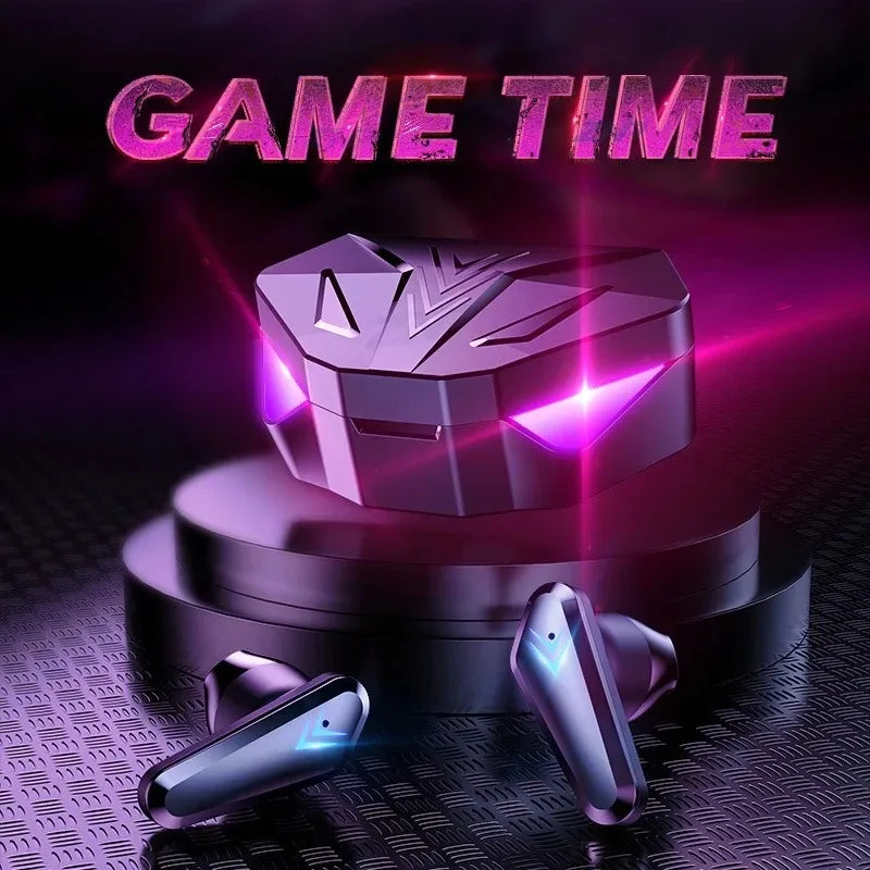 Auriculares TWS Gaming Bluetooth 5.3 | Baja Latencia, Cancelación de Ruido y LED
