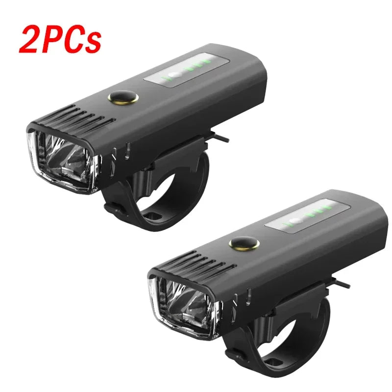 Luz LED Delantera para Bicicleta 1000LM ⭐ | Recargable USB | Sensor Inteligente | 🚚 Envío Gratis Chile 🇨🇱