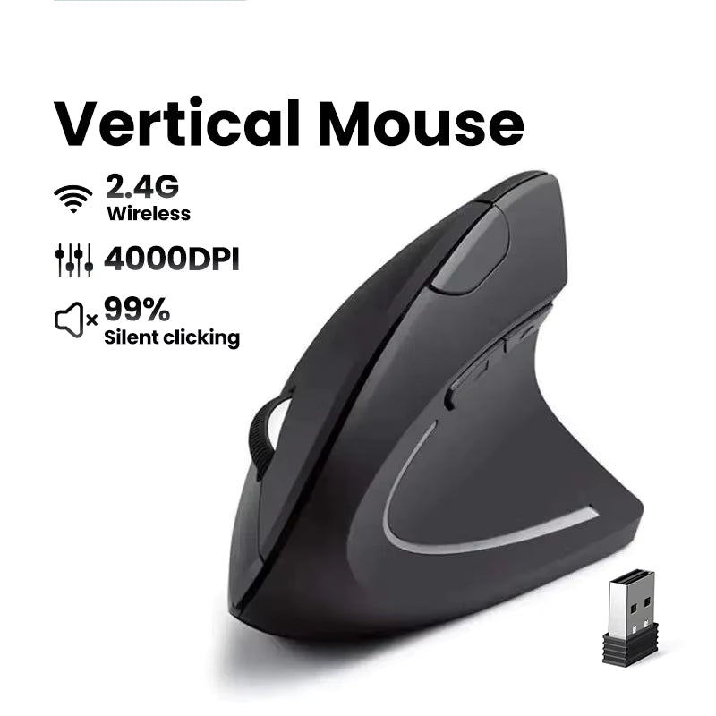 Ratón Inalámbrico Vertical Ergonómico ⭐ | 🚚 Entrega Rápida 🇨🇱 Envío Gratis Chile