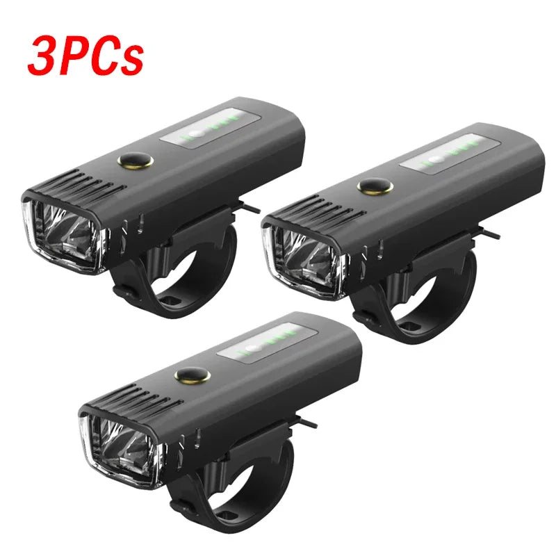 Luz LED Delantera para Bicicleta 1000LM ⭐ | Recargable USB | Sensor Inteligente | 🚚 Envío Gratis Chile 🇨🇱