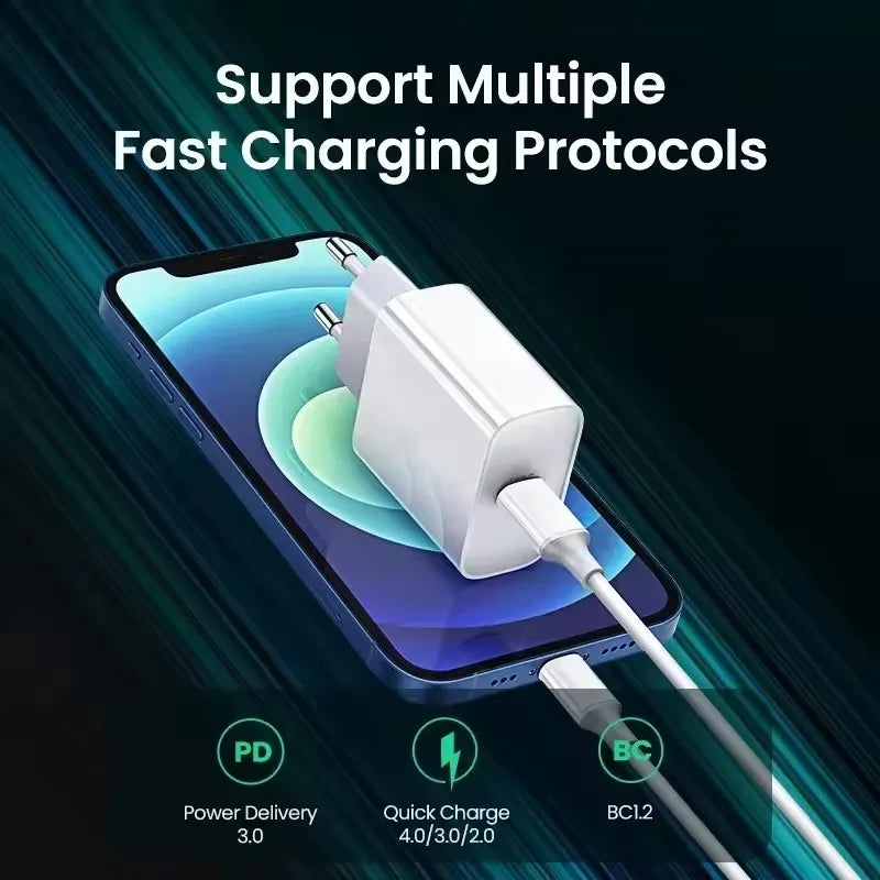 ⚡ Cargador Rápido 40W USB-C para iPhone 16 15 14 13 12 | 🚚 Envío Gratis Chile 🇨🇱