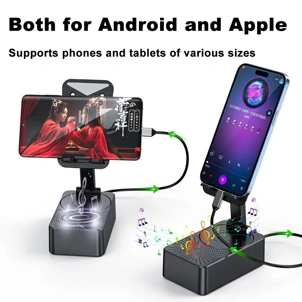 Altavoz Bluetooth 5.3 3 en 1 con Soporte para Celular y Tablet ⭐ | 🚚 Envío Gratis Chile