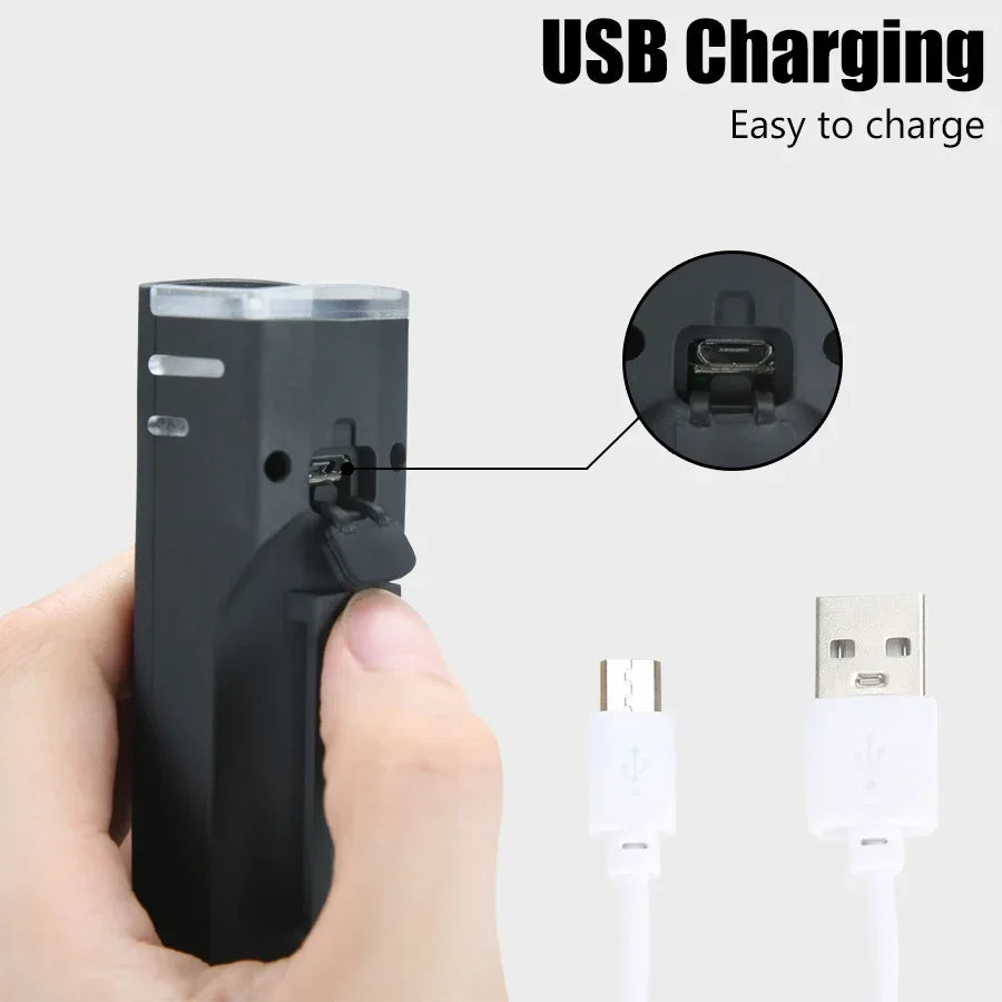Luz LED Delantera para Bicicleta 1000LM ⭐ | Recargable USB | Sensor Inteligente | 🚚 Envío Gratis Chile 🇨🇱